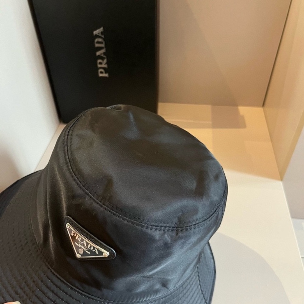 Prada Black Bucket Hat - Picture 2 of 4